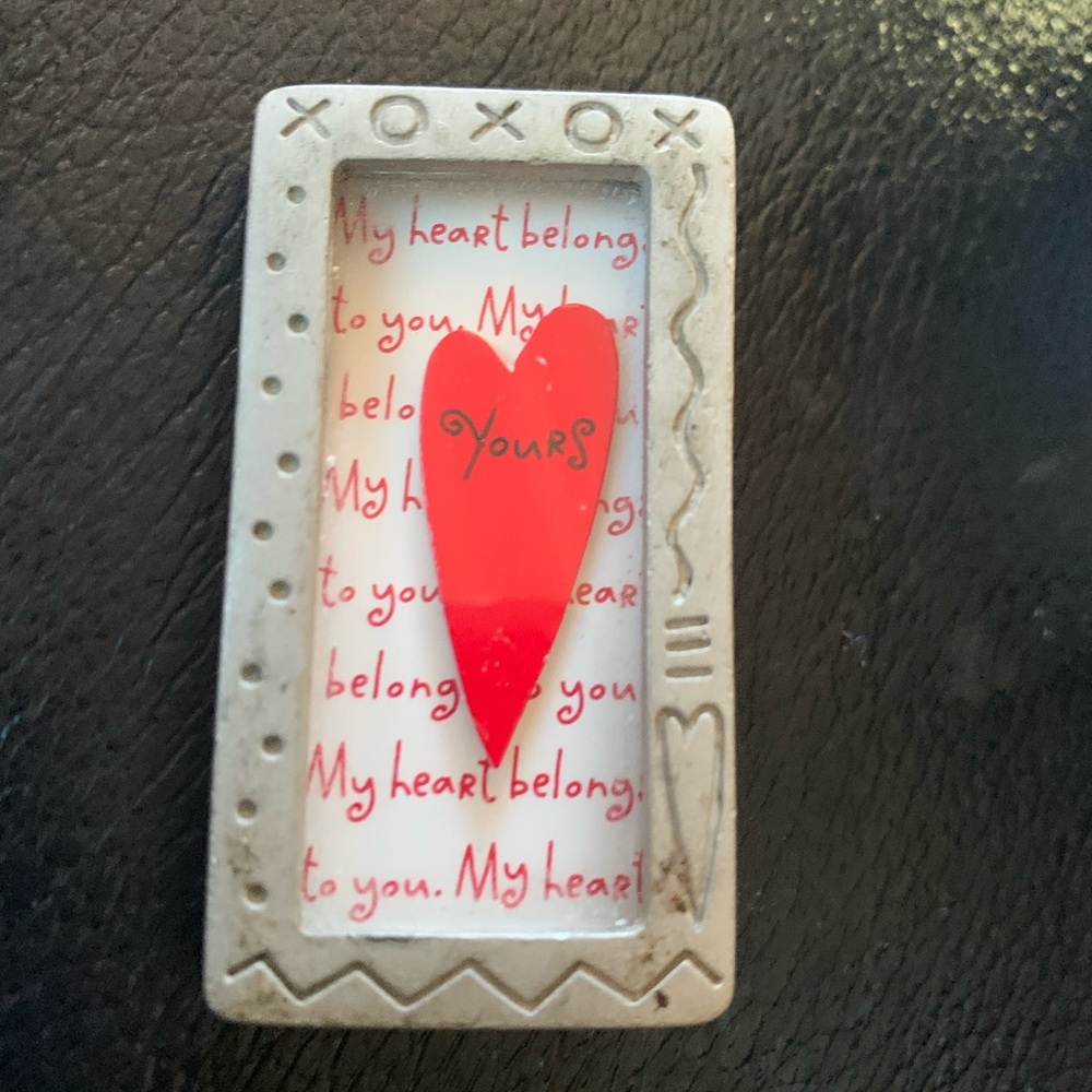 Hallmark heart pin